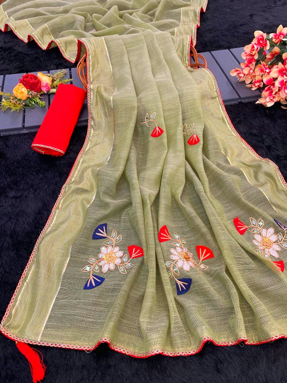 JK Designer Bangali Work Designer Sarees Wholesale Price In Surat